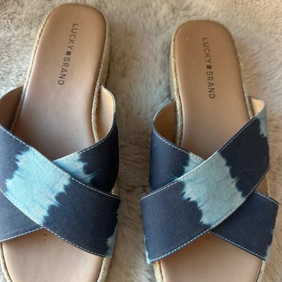 Lucky Brand Tie-Dye Espadrille Sandals - Picture 5 of 12